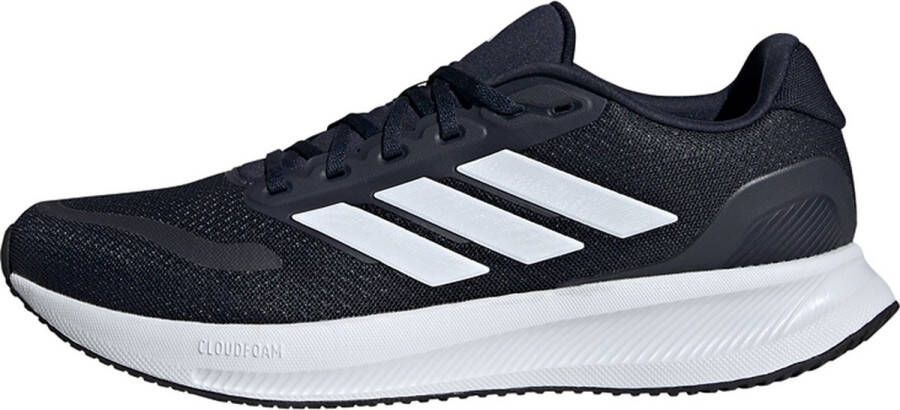 Adidas Performance Runfalcon 5 hardloopschoenen donkerblauw wit zwart