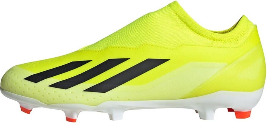 Adidas X Crazyfast League Laceless FG Team Solar Yellow 2 Core Black Cloud White- Team Solar Yellow 2 Core Black Cloud White