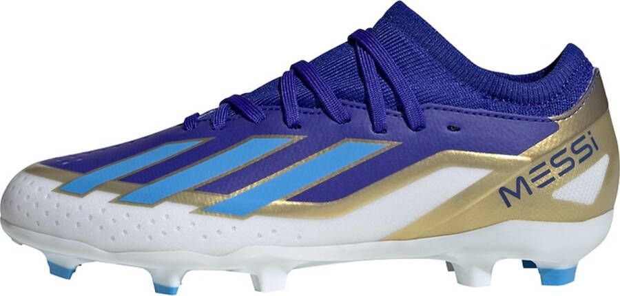 adidas Performance X Crazyfast Messi League Firm Ground Voetbalschoenen Kinderen Blauw