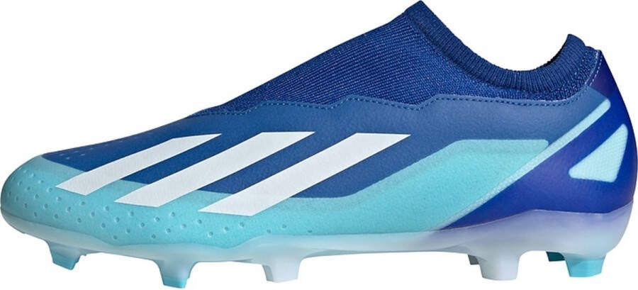 adidas Performance X CRAZYFAST.3 LL FG Voetbalschoenen Unisex Blauw