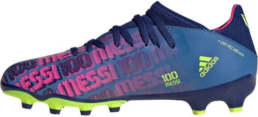 Adidas Kids adidas X Speedflow Messi.3 Gras Kunstgras Voetbalschoenen(MG)Kids Blauw Roze Geel