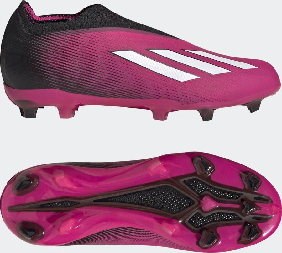 adidas Performance X Speedportal+ Firm Ground Voetbalschoenen Kinderen Roze