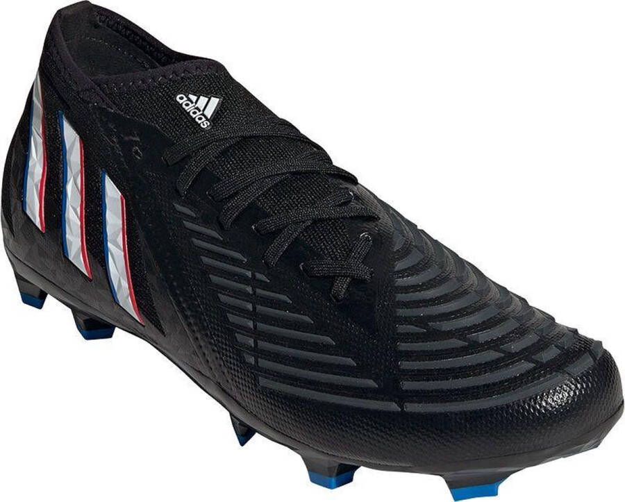 Adidas Predator Edge.2 Firm Ground Voetbalschoenen Core Black Cloud White Vivid Red