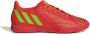 Adidas Performance Predator Edge.4 IN Jr. zaalvoetbalschoenen oranje limegroen zwart - Thumbnail 6