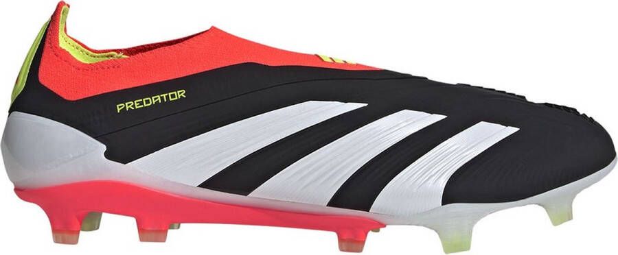 Adidas Predator Elite Laceless FG Core Black Cloud White Solar Red- Core Black Cloud White Solar Red