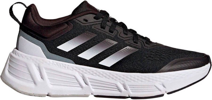 Adidas questar hardloopschoenen zwart zilver dames