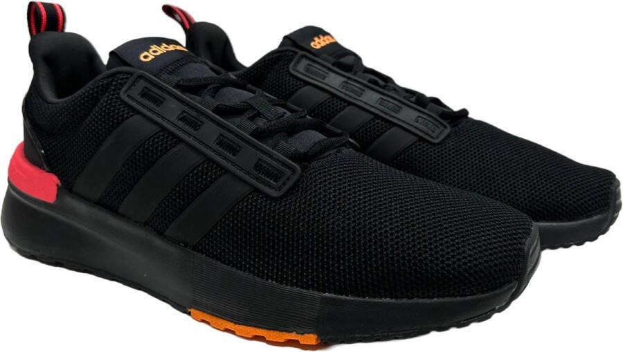 Adidas Racer TR21 Sneakers Zwart Wit Oranje Rood