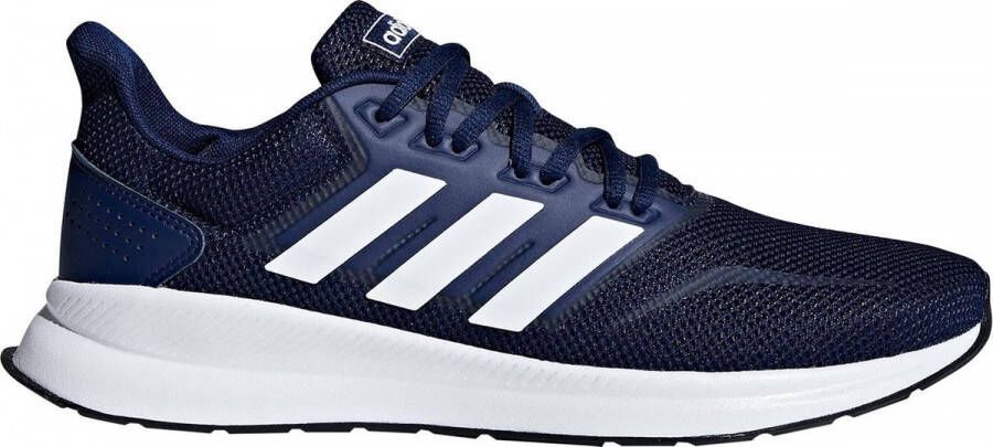 Adidas Performance Runfalcon hardloopschoenen blauw wit