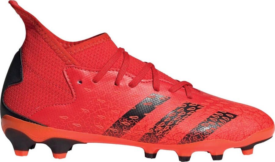 Adidas Kids adidas Predator Freak.3 Gras Kunstgras Voetbalschoenen MG Kids Rood Zwart Rood Schoenen