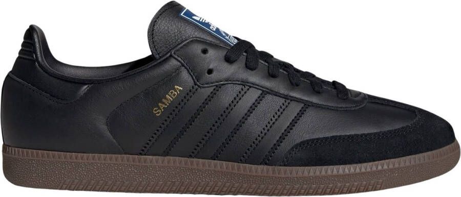 Adidas Leren sneakers met suède neuspaneel Black