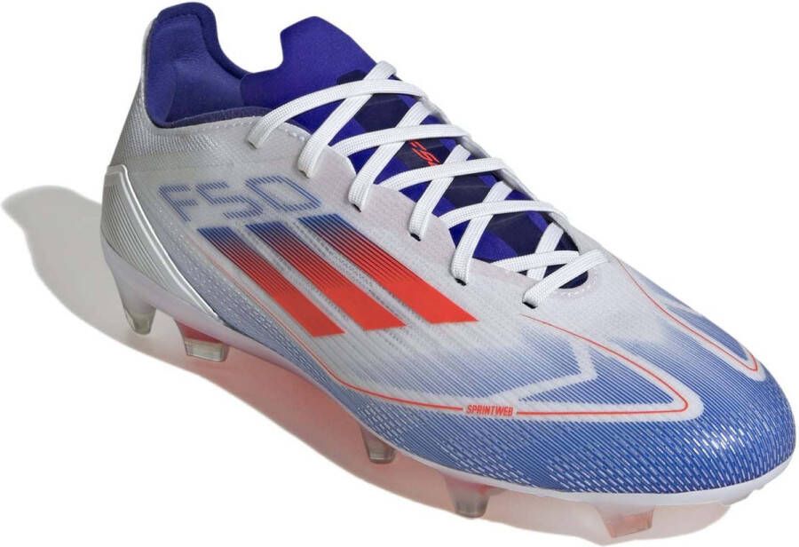 Adidas F50 Pro FG Cloud White Solar Red Lucid Blue- Cloud White Solar Red Lucid Blue