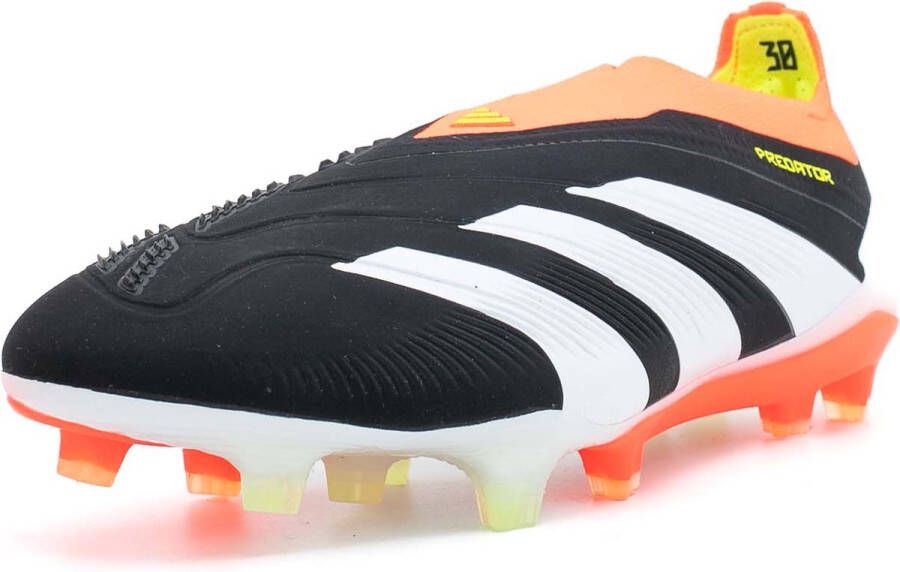 Adidas Predator Elite Laceless FG Core Black Cloud White Solar Red- Heren Core Black Cloud White Solar Red