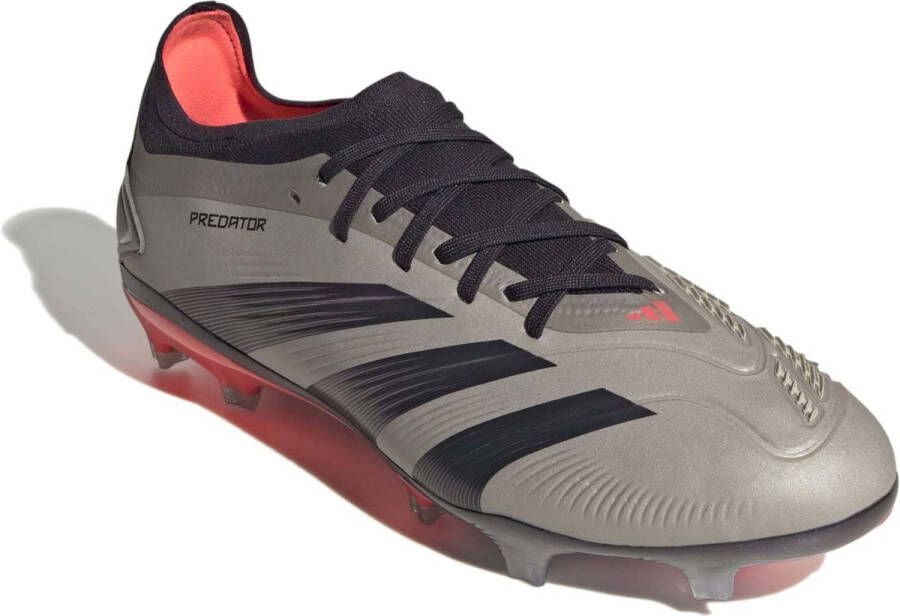 Adidas Predator Pro FG Platinum Metallic Aurora Black Turbo Platinum Metallic Aurora Black Turbo