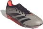 Adidas Predator Pro FG Platinum Metallic Aurora Black Turbo Platinum Metallic Aurora Black Turbo - Thumbnail 1