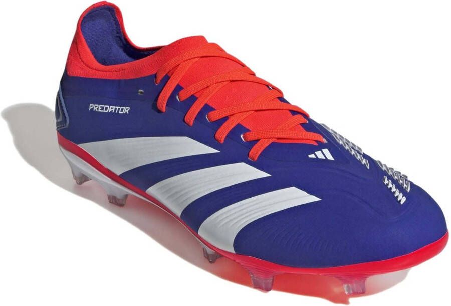 Adidas Predator Pro FG Cloud White Solar Red Lucid Blue- Cloud White Solar Red Lucid Blue