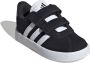 Adidas Sportswear VL Court 3.0 sneakers zwart wit Suede 26 - Thumbnail 2