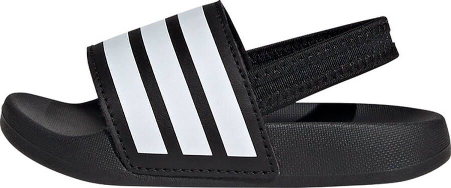 Adidas Sportswear adilette Estrap Badslippers Kids Kinderen Zwart