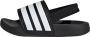 Adidas Sportswear adilette Estrap Badslippers Kids Kinderen Zwart - Thumbnail 1