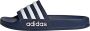 Adidas Sportswear Adilette Shower slippers donkerblauw wit Rubber 38 - Thumbnail 2