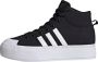 Adidas Sportswear Bravada 2.0 Platform Mid Schoenen Unisex Zwart - Thumbnail 2