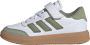 Adidas Sportswear Courtblock sneakers wit mosgroen gum Imitatieleer 29 - Thumbnail 2