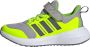 Adidas Sportswear FortaRun 2.0 Cloudfoam Schoenen met Elastische Veters en Klittenband Kinderen Grijs - Thumbnail 1