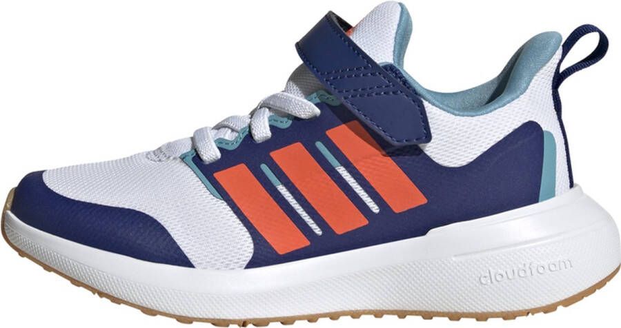 Adidas Sportswear FortaRun 2.0 Cloudfoam Schoenen met Elastische Veters en Klittenband Kinderen Wit