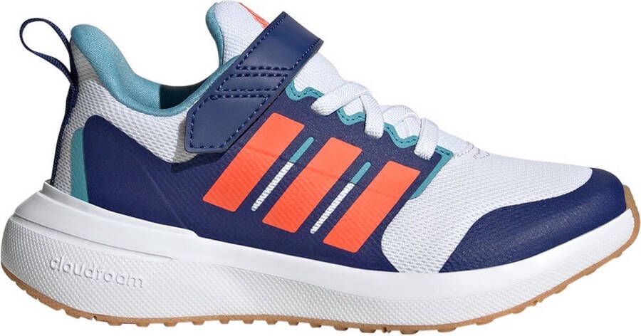 Adidas Sportswear FortaRun 2.0 Cloudfoam Schoenen met Elastische Veters en Klittenband Kinderen Wit