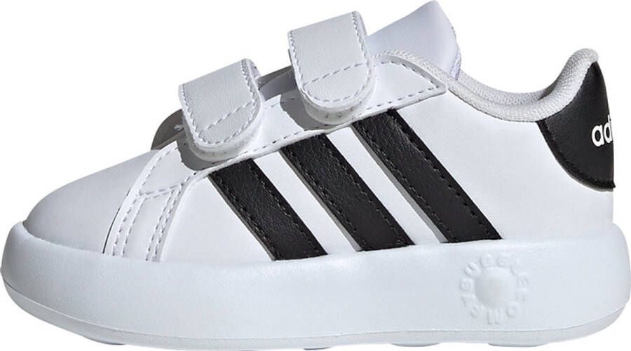 Adidas Sportswear Grand Court 2.0 sneakers wit zwart Imitatieleer 21