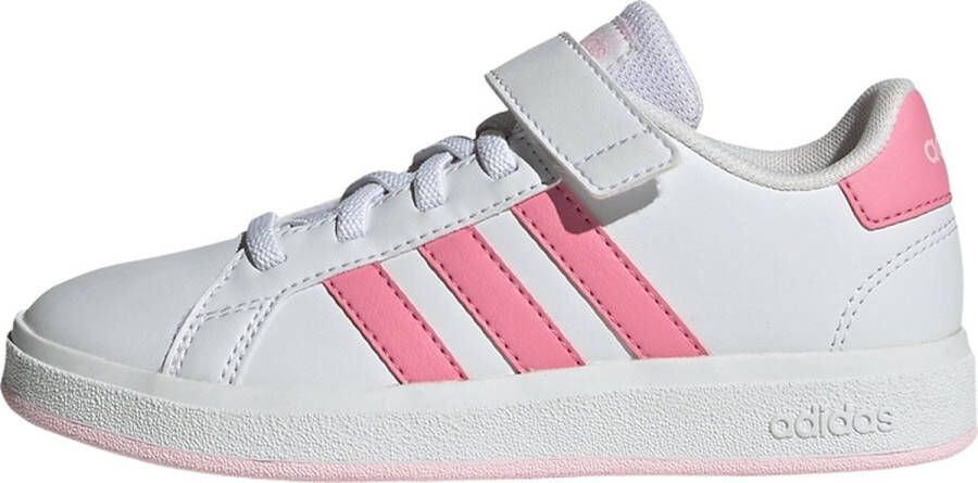 Adidas Sportswear Grand Court Lifestyle Court Elastic Lace and Top Strap Schoenen Kinderen Wit