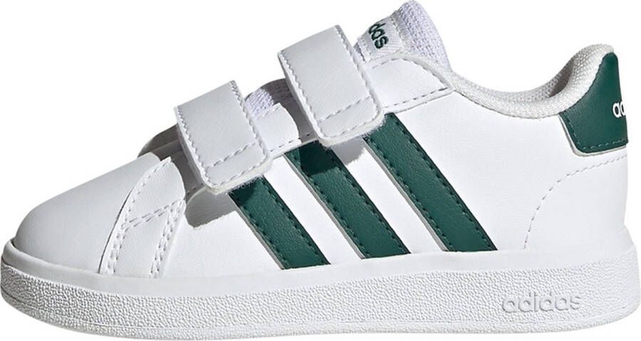 Adidas Sportswear Grand Court 2.0 sneakers wit groen Imitatieleer 24