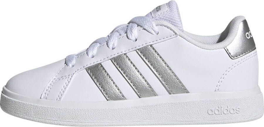 adidas Sportswear Grand Court Lifestyle Tennis Lace-Up Schoenen Kinderen Wit