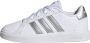 Adidas Sportswear Grand Court 2.0 sneakers wit zilver Imitatieleer 39 1 3 - Thumbnail 2