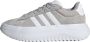 Adidas Sportswear Grand Court Platform Schoenen Dames Grijs - Thumbnail 1