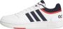 Adidas Sportswear Hoops 3.0 Sneakers Ftwr White Legend Ink Vivid Red - Thumbnail 2