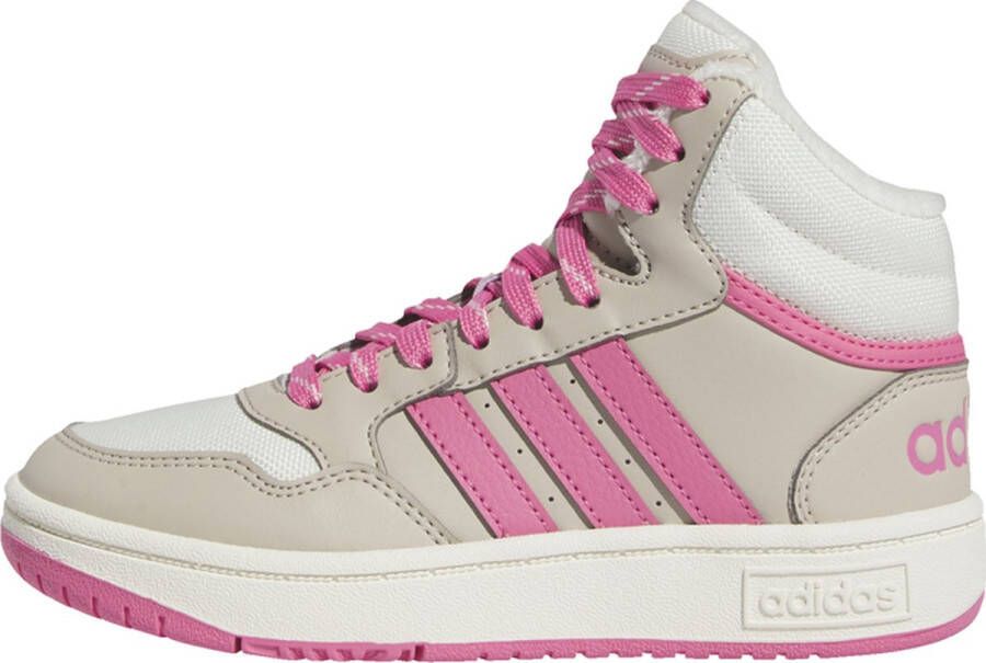 adidas Sportswear Hoops Mid 3.0 Schoenen Kids Kinderen Beige