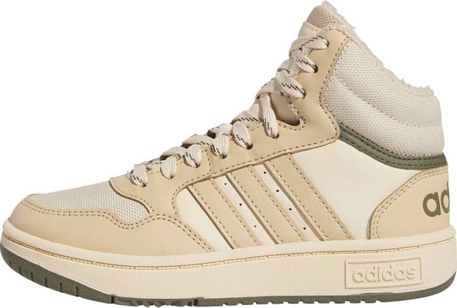 Adidas Sportswear Hoops Mid 3.0 Schoenen Kids Kinderen Beige