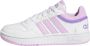 Adidas Sportswear Hoops sneakers wit lila Imitatieleer 38 2 3 - Thumbnail 2