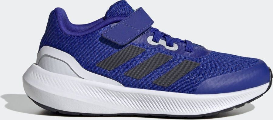 Adidas Perfor ce RunFalcon 3.0 Schoenen met Elastische Veters en Klittenband Kinderen Blauw