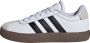 Adidas Sportswear VL Court 3.0 sneakers wit zwart beige Suede 37 1 3 - Thumbnail 2