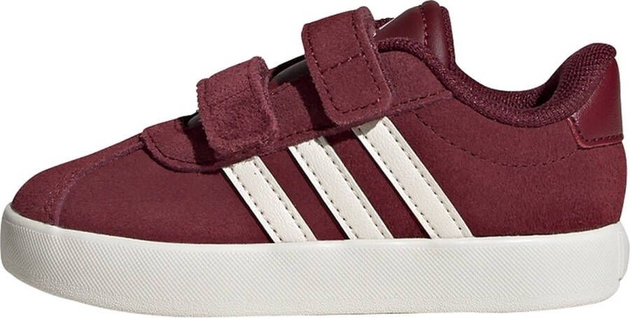 Adidas Sportswear VL Court sneakers donkerrood Suede 19