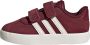 Adidas Sportswear VL Court sneakers donkerrood Suede 19 - Thumbnail 1