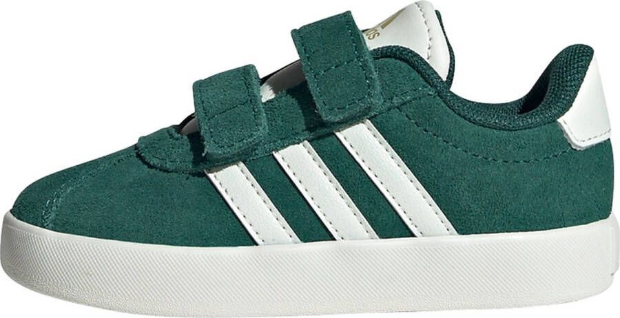 Adidas Sportswear VL Court 3.0 sneakers donkergroen wit Suede 20 - Foto 1