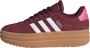 Adidas Sportswear VL Court Bold suède sneakers donkerrood wit Suede 35 1 2 - Thumbnail 2