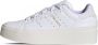 Adidas Platform Sneaker met Gewatteerde Tong White Dames - Thumbnail 1