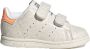 Adidas Stan Smith CF I Kinder Sneakers Klittenband Beige Print Oranje - Thumbnail 1