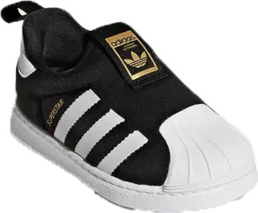 Adidas superstar 2024 kids zwart