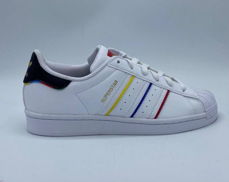 Productie Opblazen steekpenningen Adidas Superstar basisschool Schoenen White Leer Foot Locker - Schoenen.nl