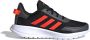 Adidas Performance Tensaur Run K hardloopschoenen zwart rood kids - Thumbnail 2