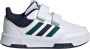 Adidas Sportswear Tensaur sneakers wit donkerblauw groen Imitatieleer 25 - Thumbnail 1